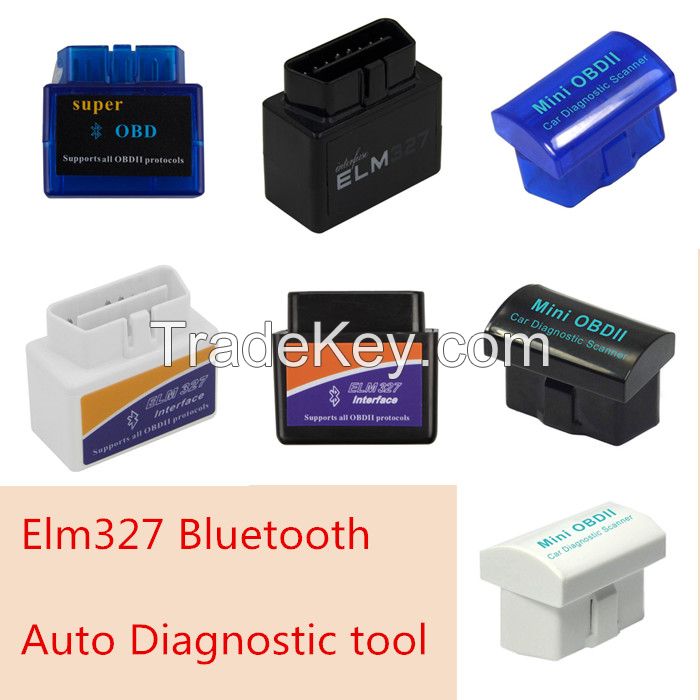 Latest V1.5/ V2.1 Version Elm327 Bluetooth OBDII Interface Auto Car Diagnostic Tool