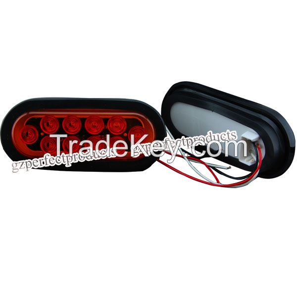 Universal hot sale trailer truck led  6&quot; Oval Turn Signal Light lamp China