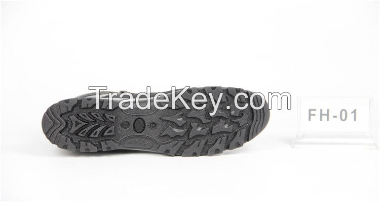 High quality round toe anti slip thick rubber safety shoes