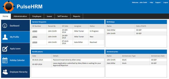 PulseHRM HRMS Software