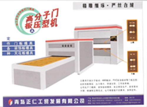 High polymer door molding machine