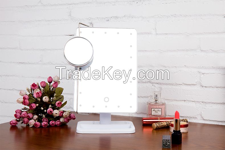 Professional makeup mirror factory for table magnifying led makeup mirror
