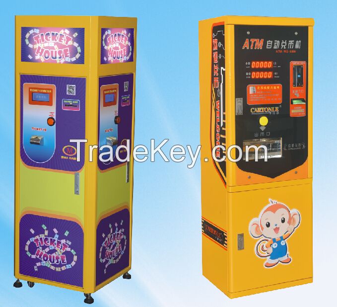 Amusement Park Gaming Token Changer 