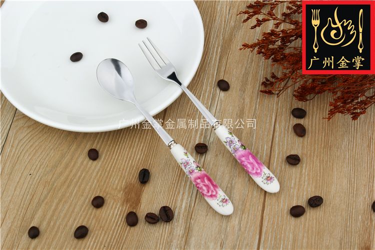 Jzc002 | Stainless Steel Tableware Ceramic Handle Styles