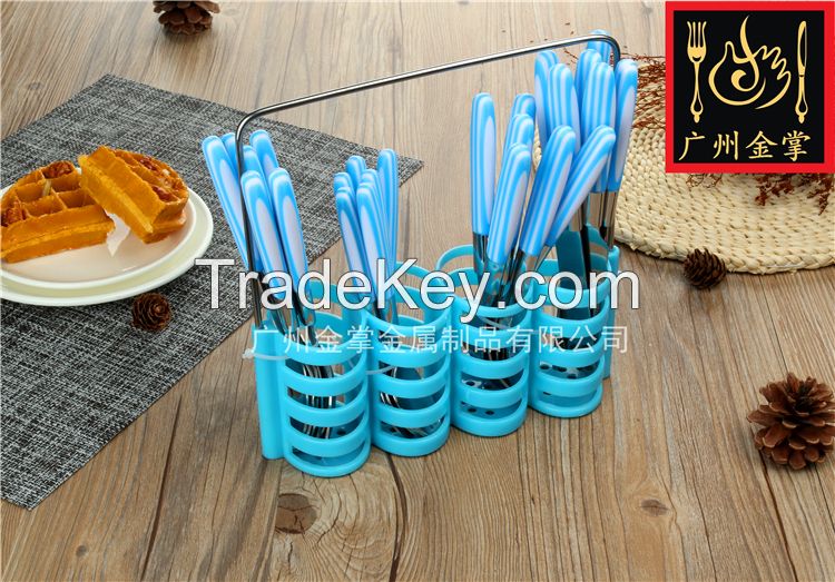 Stainless Steel Cutlery With Plastic handle