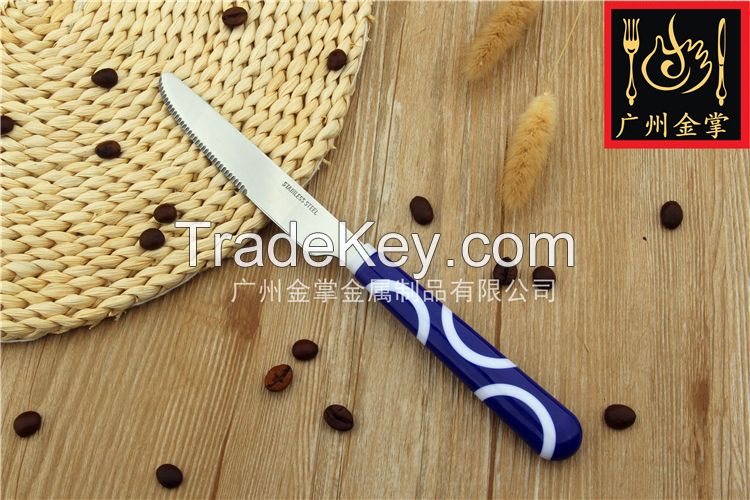 Stainless Steel Cutlery With Plastic handle