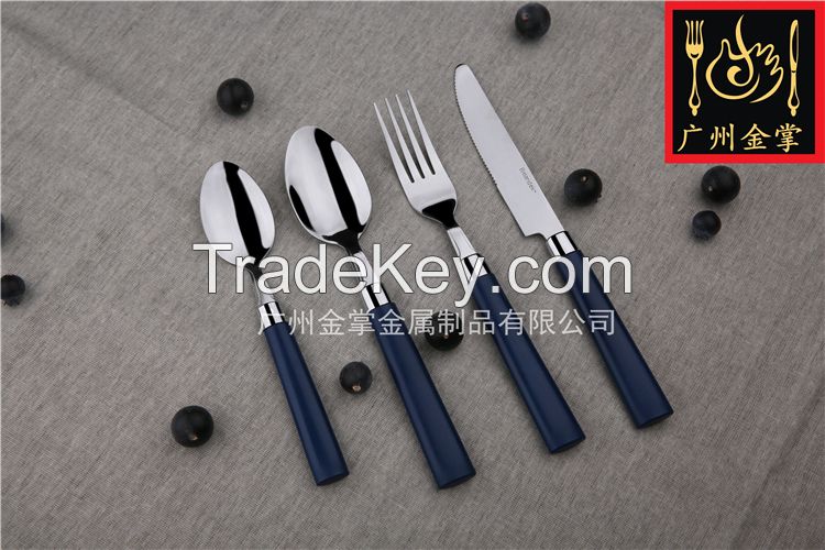 Stainless Steel Cutlery With Plastic handle