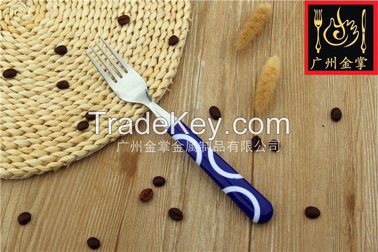 Stainless Steel Cutlery With Plastic handle