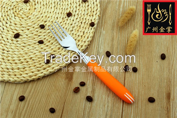 Stainless Steel Cutlery With Plastic handle