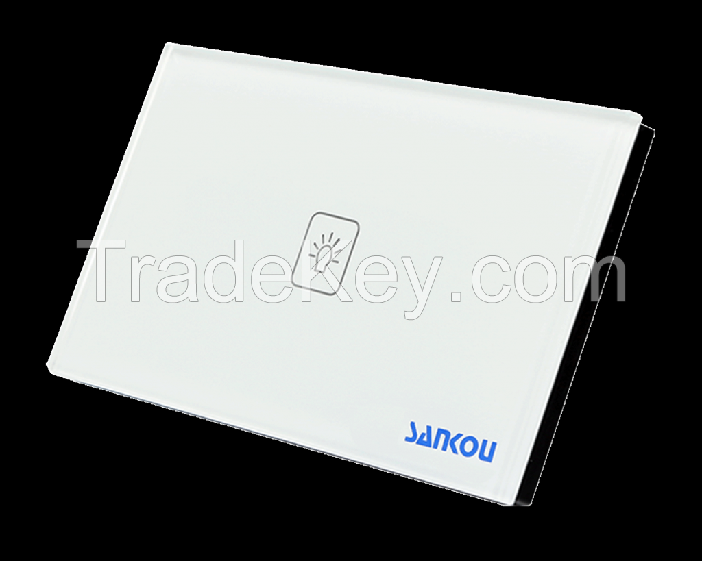 US/AU Standard SANKOU 1 Way Touch Switch(white, black, gold)
