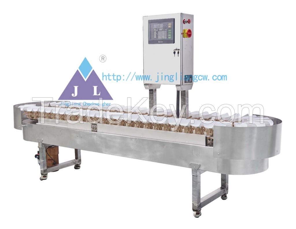 Waterproof online weight sorting machine check weigher JLCW-5000-6D