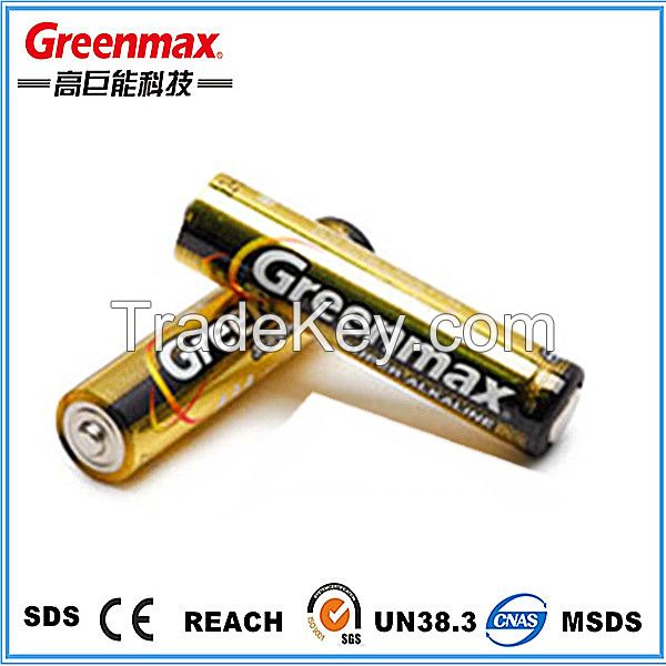 1.5v aaa lr03 am4 alkaline battery