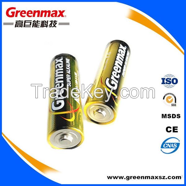 2pcs/blister Packing Lr6 Alkaline Dry Battery