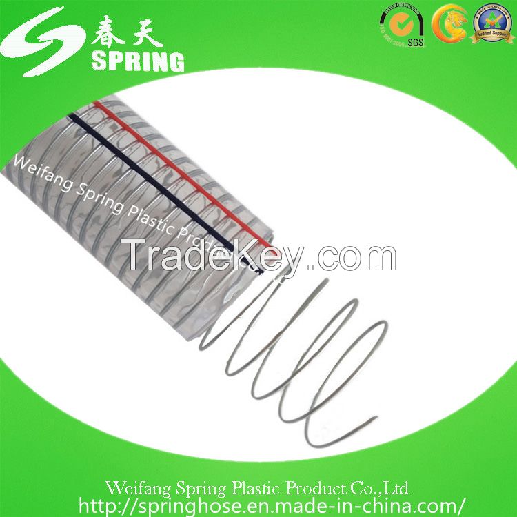 PVC sheel wire strengthen/fibre reinforced/garden/transparent soft/high-pressure/hose