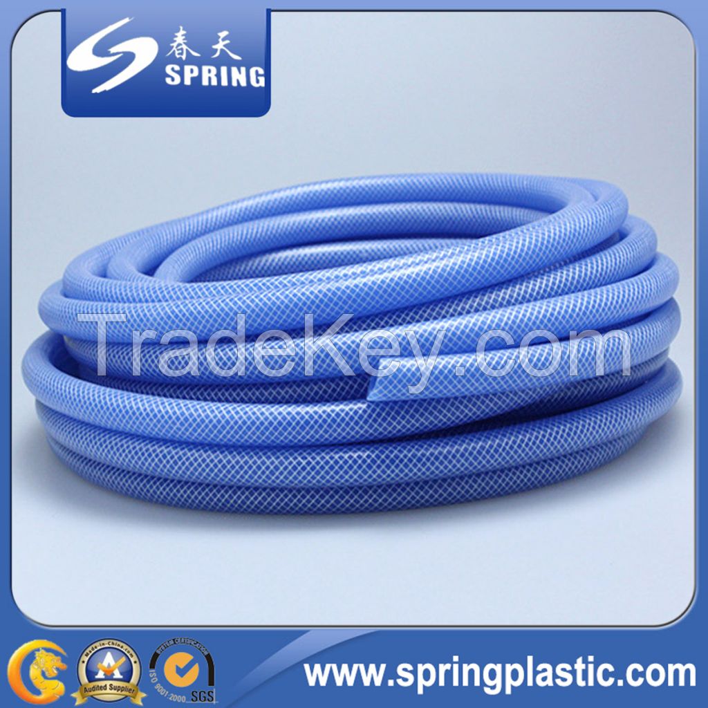 Flexible PVC Reinforced Fiber Braided Water Irrigation Pipe Garden Hose