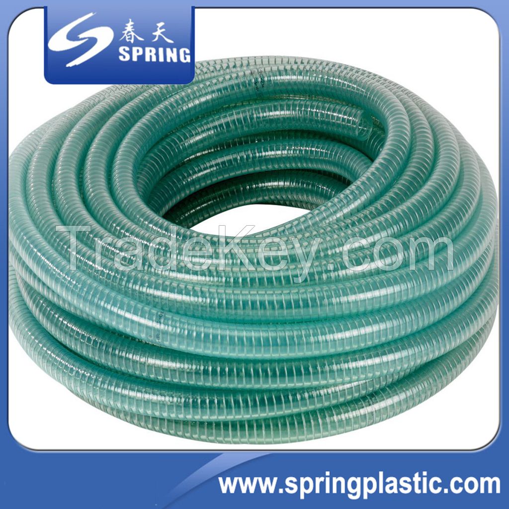 Anti-UV Anti-Chemical PVC Steel Wire Reinforced Hose