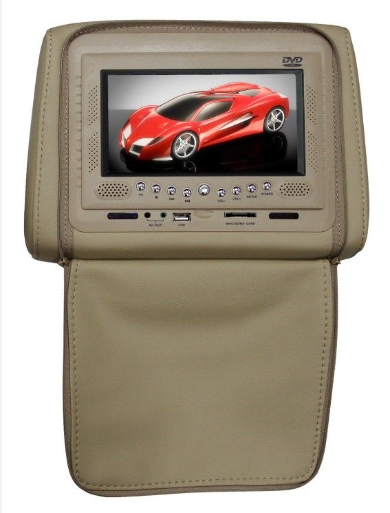 7" Headrest DVD Players (with touch screen and games)