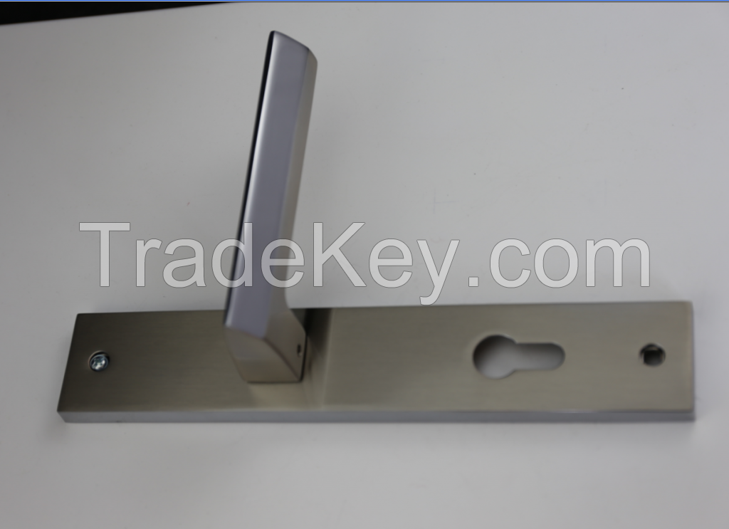 cheap price high quality zinc door handle for wooden door