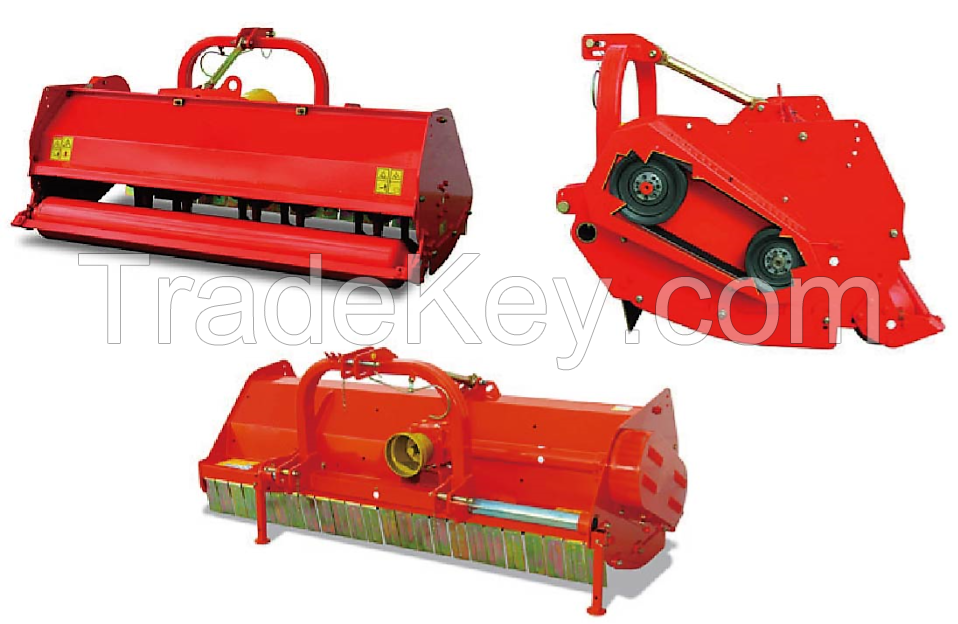 flail shredder front &amp; rear tractor mounting mulcher