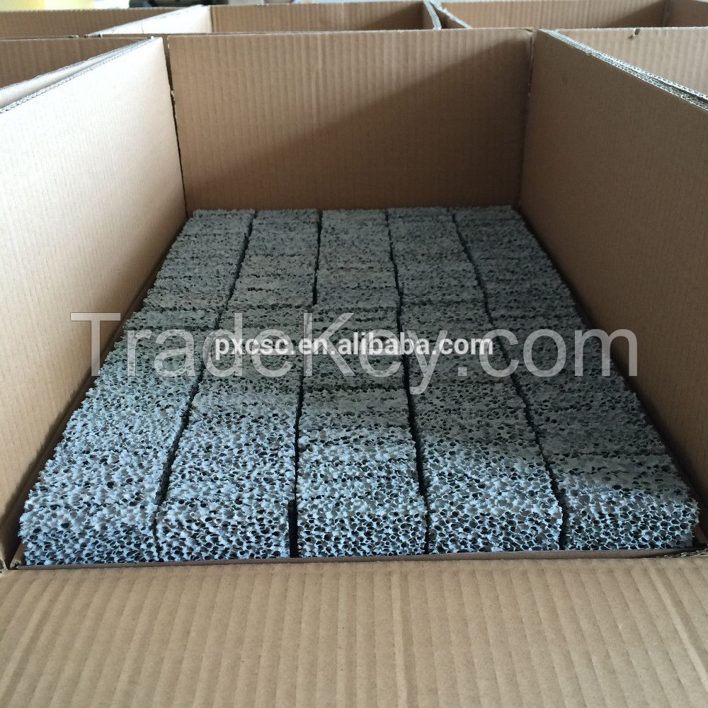 Silicon carbide Ceramic Foam Filter for iron casting