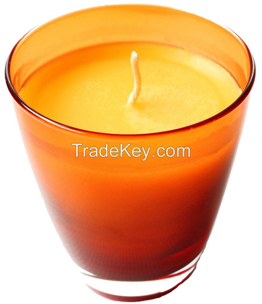 Organic beeswax natural candle