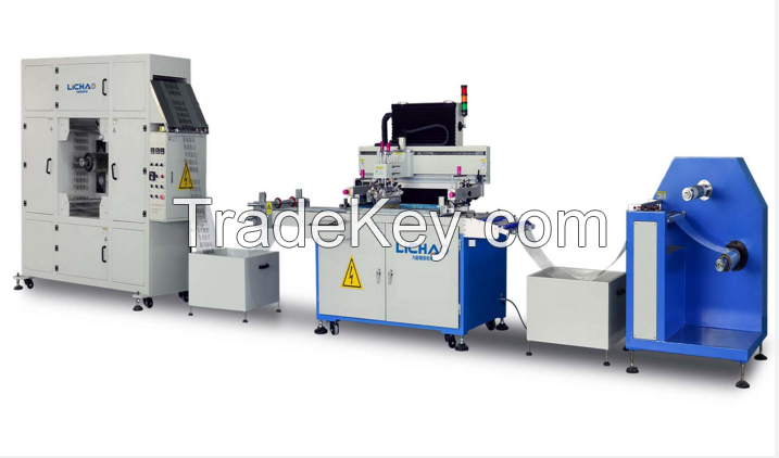 Automaic silk screen printing machinery