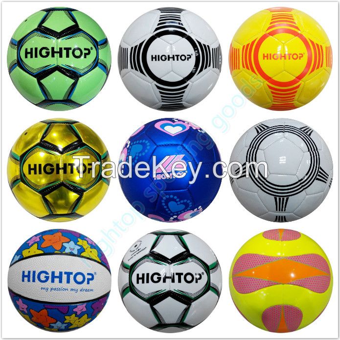 Soccer Balls Footballs Official Size Weight PVC/TPU/PU