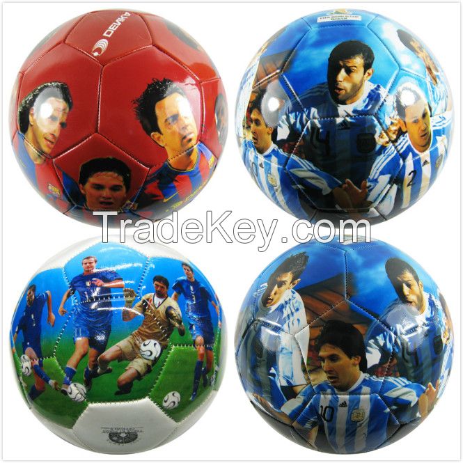 Soccer Balls Footballs Official Size Weight PVC/TPU/PU