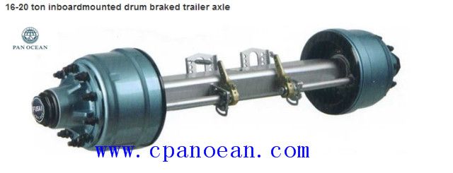 trailer axle , trailer parts , truck axle, trop center axle