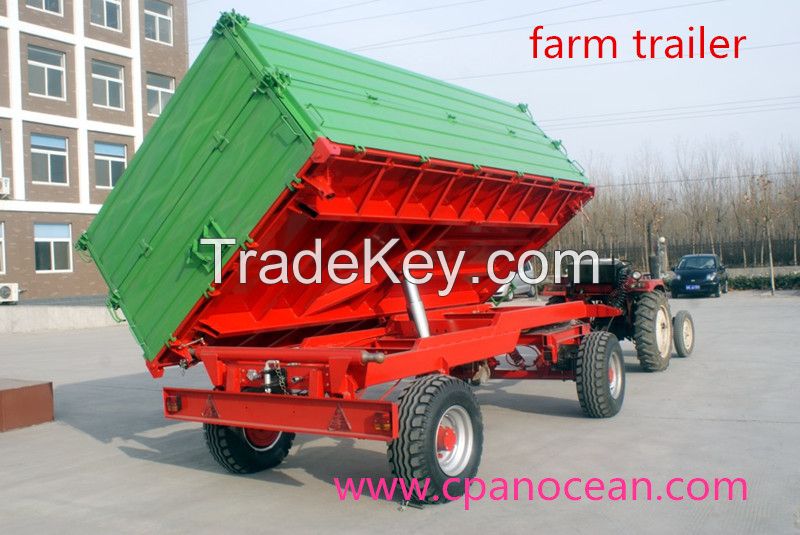 High Quality Farm Trailer Rear Tipping Trailer for Tractor/ Rear Tipping Trailer/ Farm Trailer Tipping Trailer/ Rear Tipping Trailer/ Tipping trailer