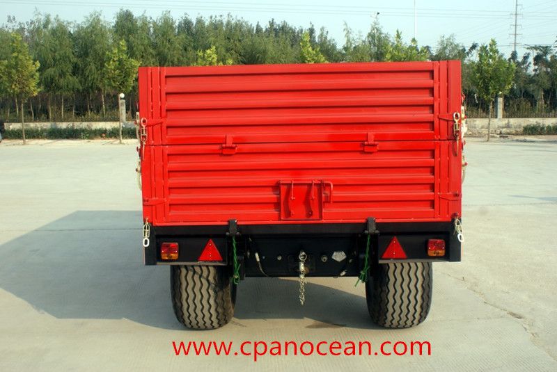 5 tons 3 way tipping farm trailer, quality trailer, cargo trailer