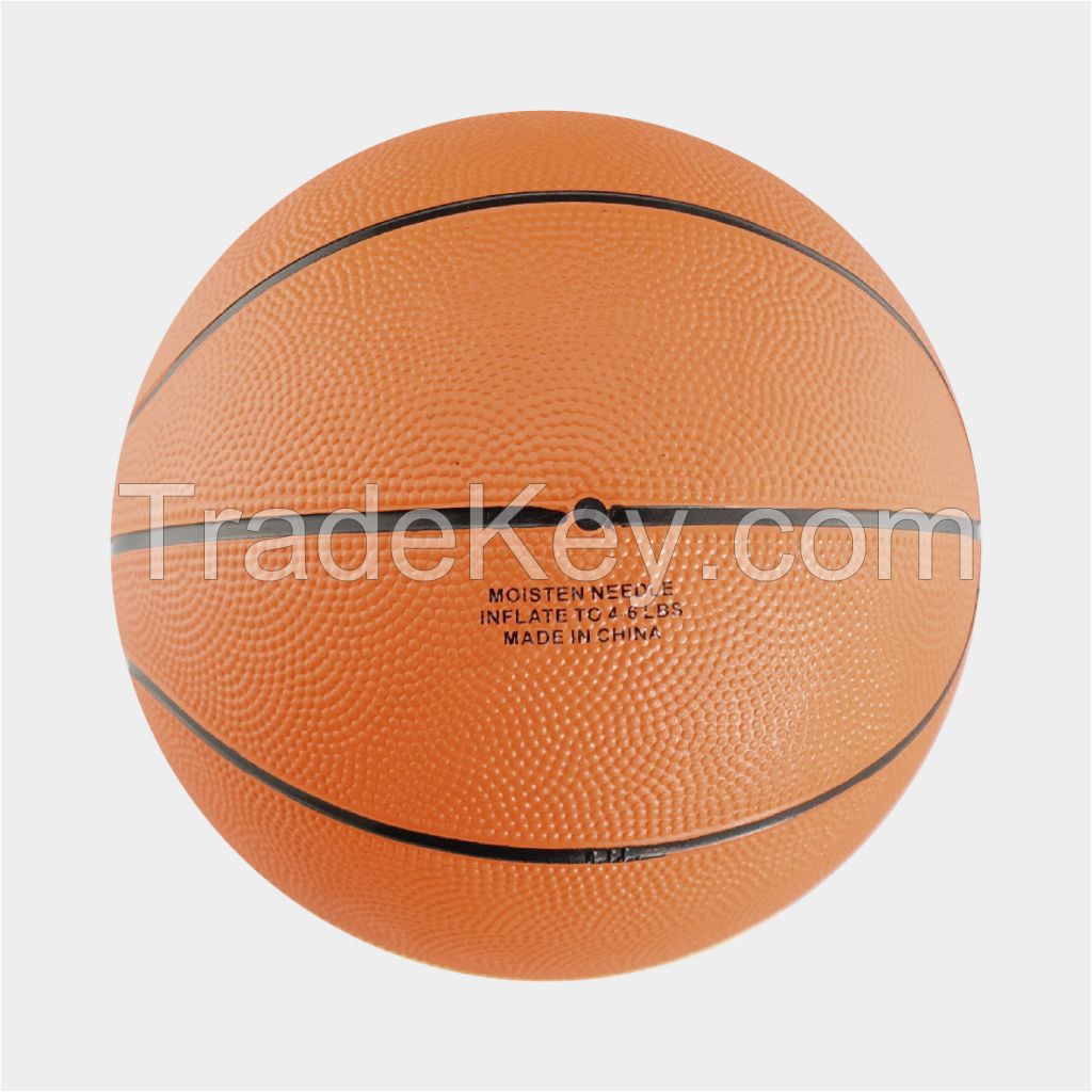 Popular rubber basketball, official size and weight for promotion