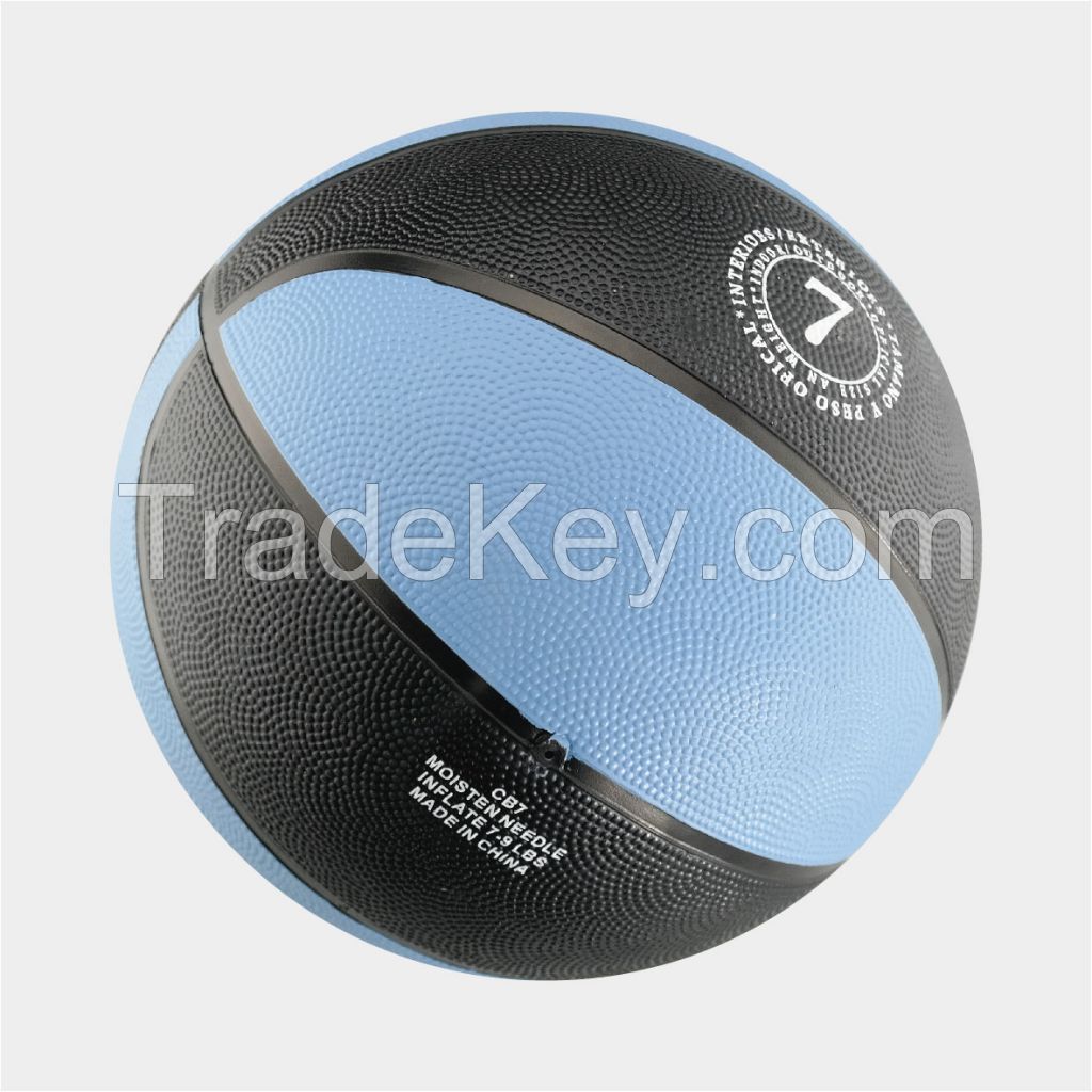Popular rubber basketball 8 panels hot sale