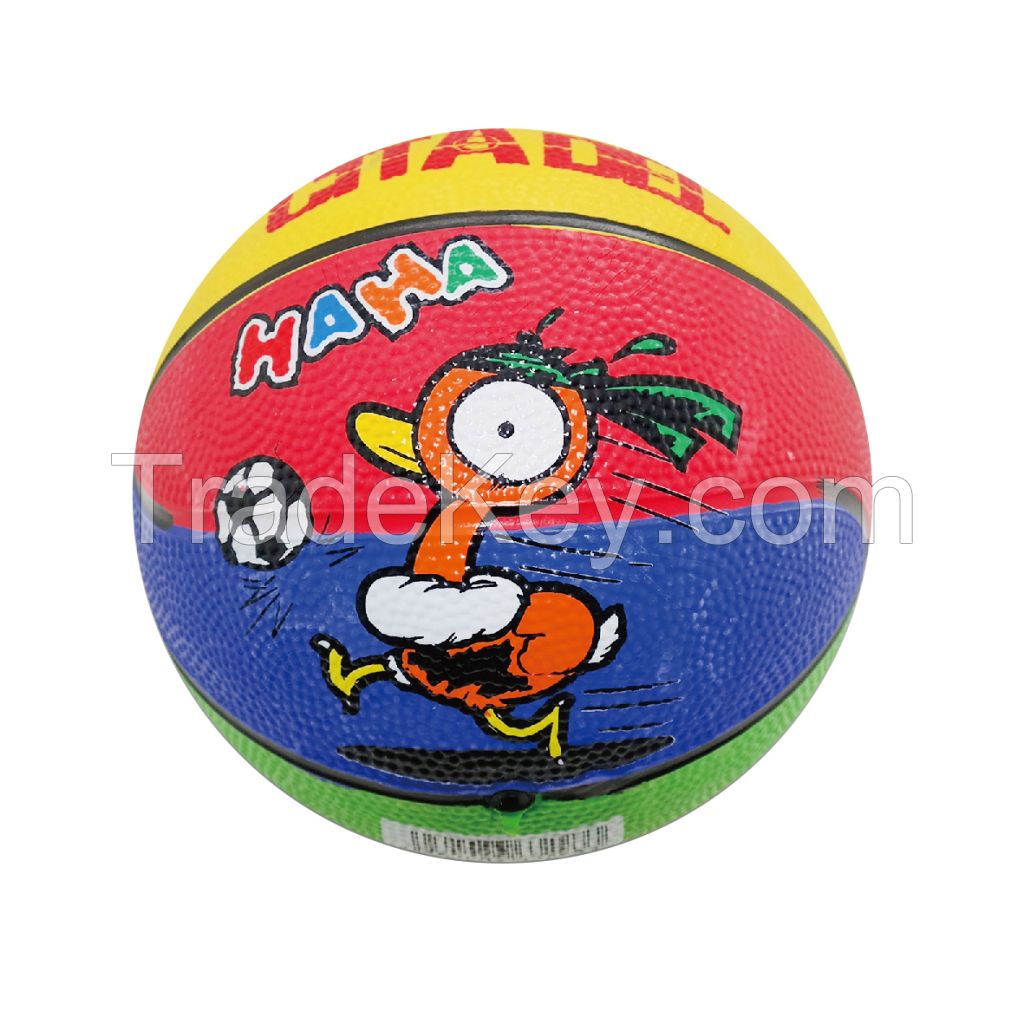 New style size 3 rubber basketball customized design and logo are welcome