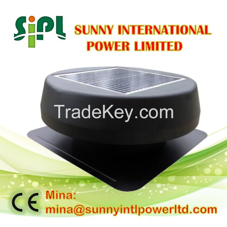 30 watt 40 watt solar panel (solar) energy green solar power attic vent (Solar) Panel Powered roof ventilation fan