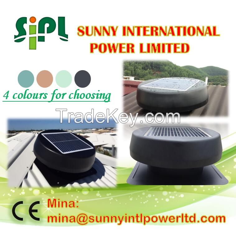 30 watt 40 watt solar panel (solar) energy green solar power attic vent (Solar) Panel Powered roof ventilation fan