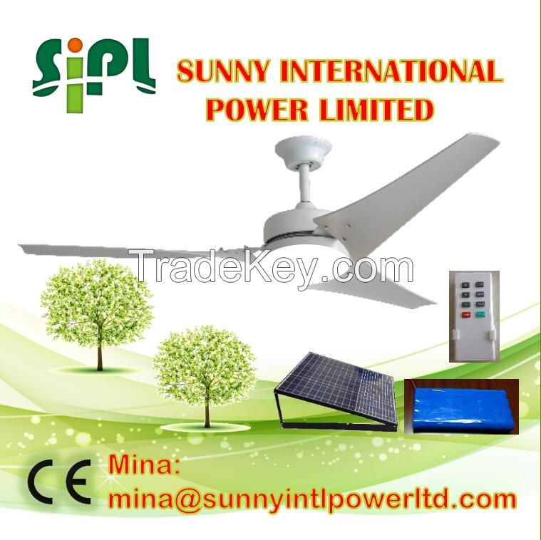 (solar) panel solar power system solar Ceiling fan 60 inch 30 wat tdecorative ceiling fan decorative ceiling fan