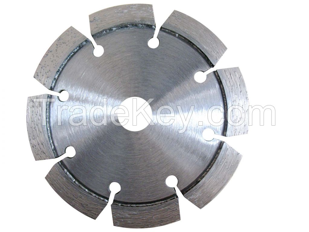 Fast speed V-shaped segment tuckpoint laser blade