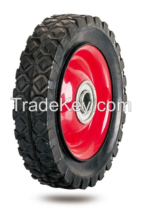 6 inch solid rubber wheel