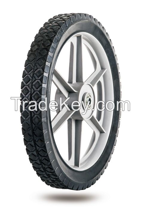 14 inch solid rubber wheel