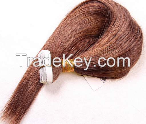 factory price virgin brazilian great lengths pu tape hair extension