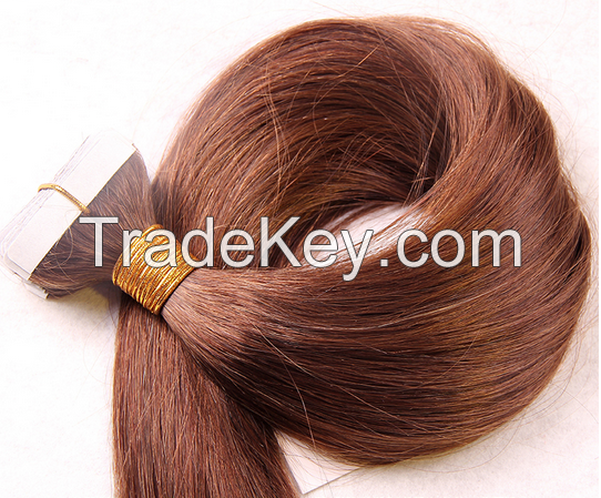factory price virgin brazilian great lengths pu tape hair extension