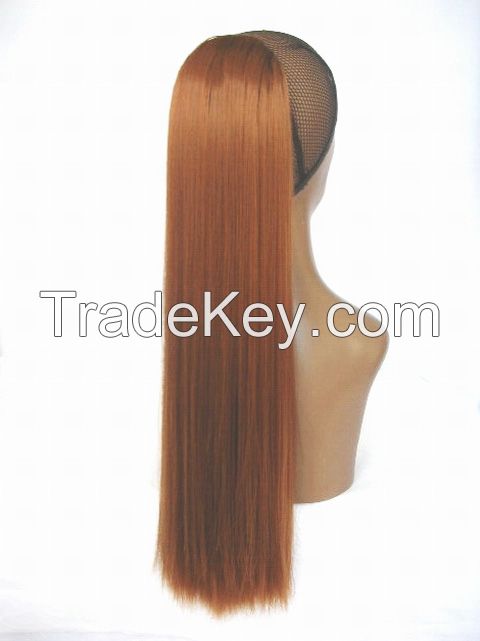 Cheap wholesale factory 100% real human hair ponytail