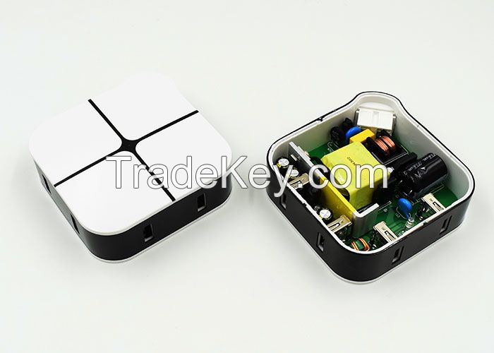 GTTC-N302 4 USB Travel charger application for car or mobile