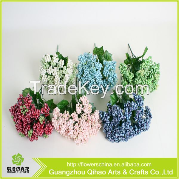 Artificial Flower Glitter Berry For Wedding Decoration