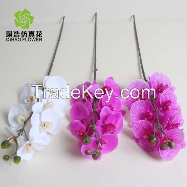 fake flower for decoration fabric phalaenopsis