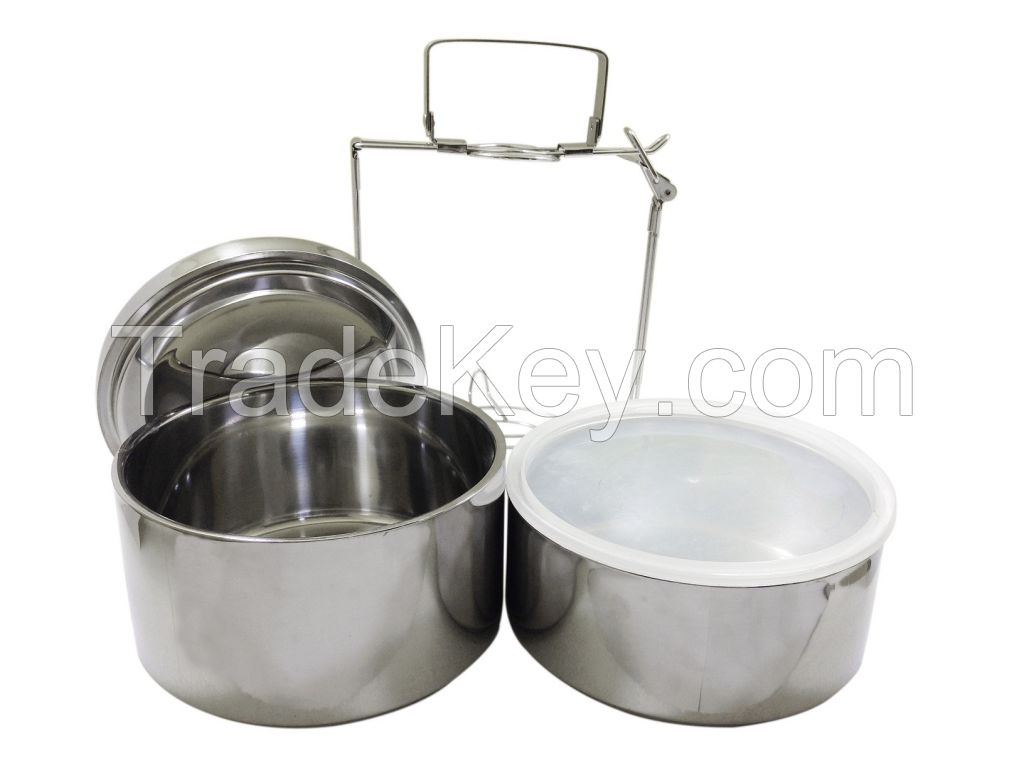 South America Stainless Steel Customzied Color Carrier 2Layer 3Layer 4Layer Thermal Tiffin Lunch Box