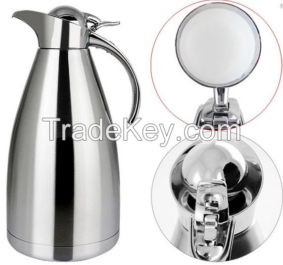 High quality 1.5-2.0L Stainless Steel Vacuum Flask /Coffee Pot Water Bottle