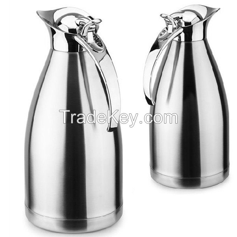 High quality 1.5-2.0L Stainless Steel Vacuum Flask /Coffee Pot Water Bottle