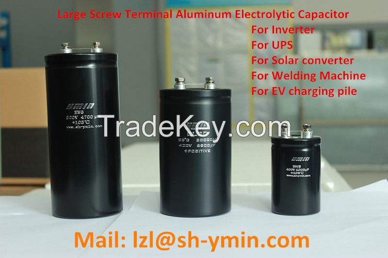 YMIN aluminum electrolytic capacitor with Screw Terminal